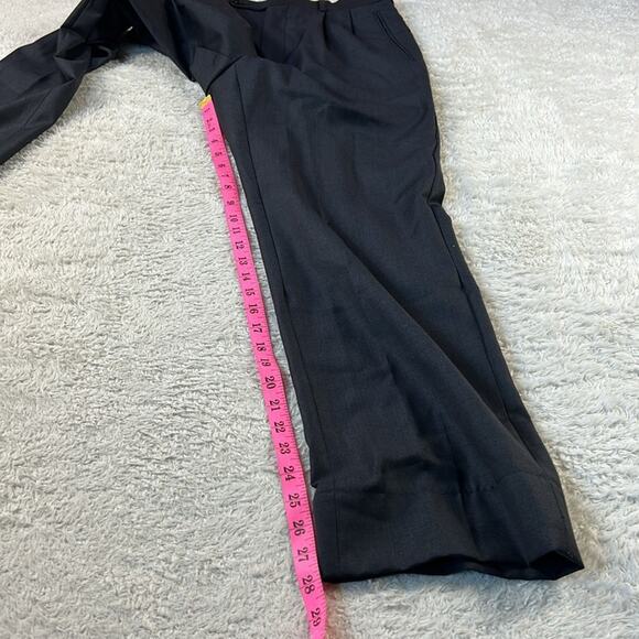 Naldini Italian hand tailored suit super 150 wool 30x28 Short - Picture 12 of 15